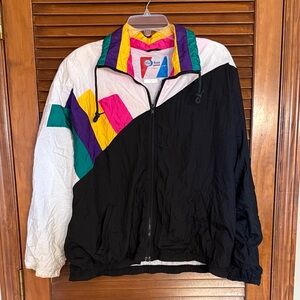 Colorful Vintage Windbreaker Jacket